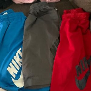 3 pair boy nike shorts